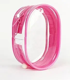 Multifunctional Clear Data Cable Storage Box Outdoor Travel Headset Storage Bag Data Cable Round Storage