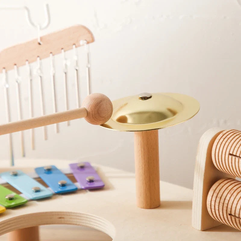 Wooden Aeolian Bells & Xylophone Montessori Baby Educational Musical Toy & Birthday Gift