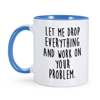 My First Mother's Day Accent Coffee Mug - Boy Mom Mother's Day Mug