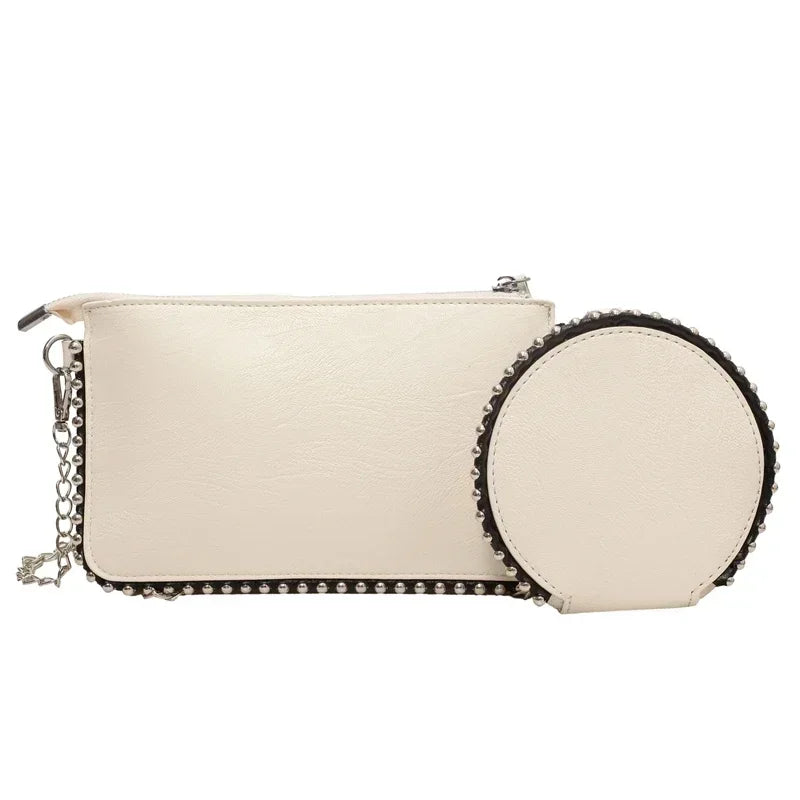 Fashion Women's Shoulder Bags New  Trend Zipper Light Luxury Pu Design Youth Ladies Crossbody Bag Bolsas Femininas