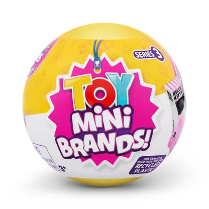 5 Surprise Ball Mini Brands Supermarket Shopping Scene Miniature Gashpon Capsule Toy Figurines Collection Kids Birthday Gifts