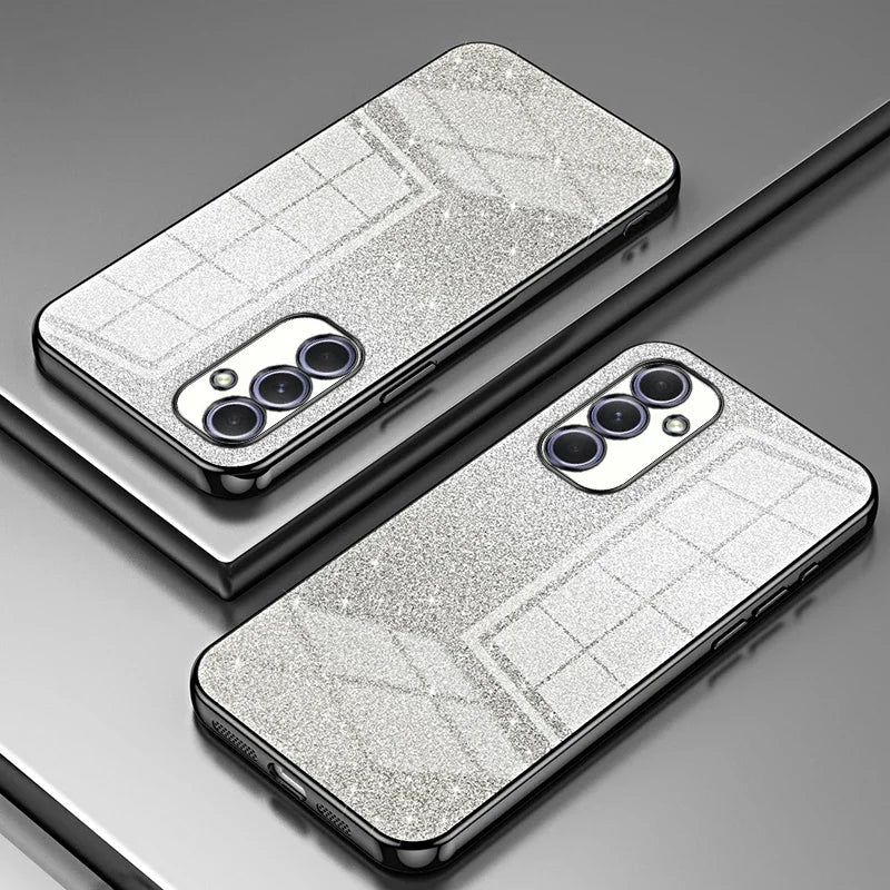 Soft Silicone Shockproof Glitter Electroplated Phone Case For Samsung Galaxy