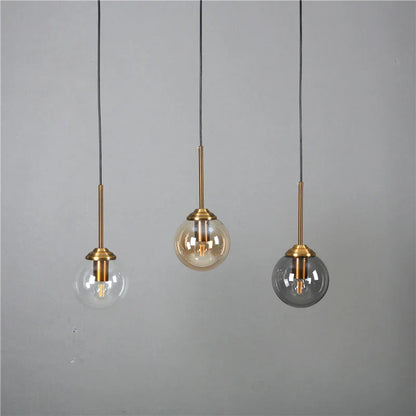 Nordic Modern Glass Ball Island Pendant