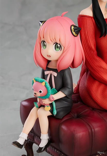 Anime Figure SPY×FAMILY Anya Alstreim Yor Forger Action Figure PVC Table Decoration Figure Model Toy Gift For Children 15CM