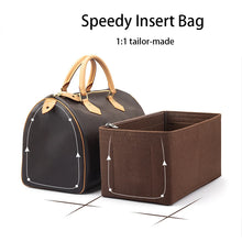 WUTA Felt Insert Bag Organizer For LV Speedy 20 25 30 35 Flap Handbag Inner Bag Makeup Travel Purse Storage Tote Bag Accessories