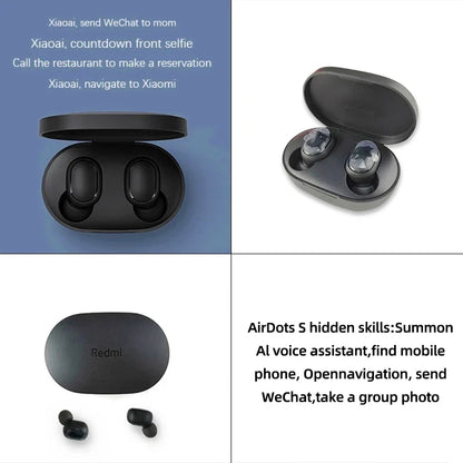 Redmi Airdots 2 Wireless Bluetooth Earbuds with HD Sound & Long Battery