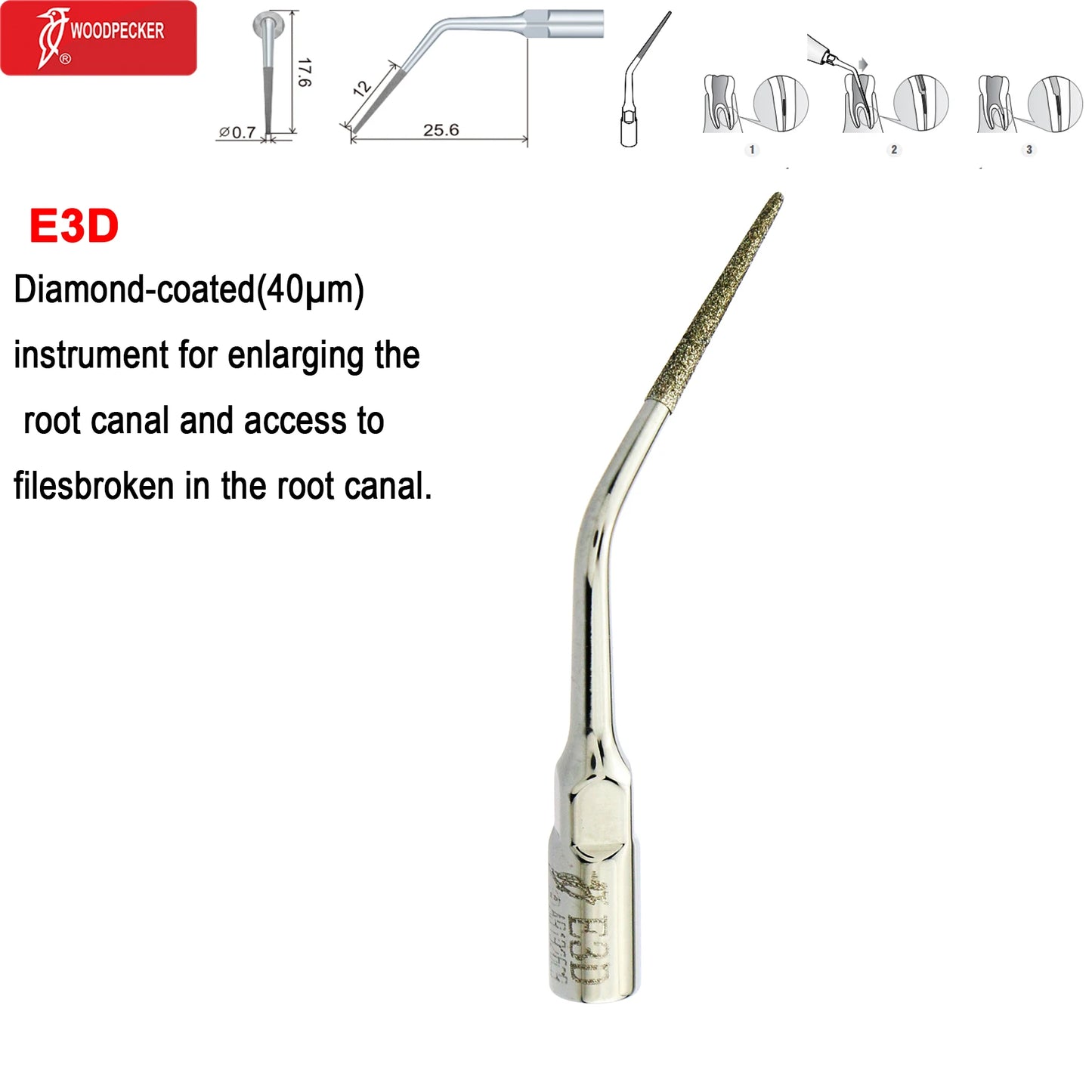 Woodpecker DTE Dental Ultrasonic Scaler Tips Scaling Endo Tip Dentistry Instruments Medical Accessories Fit EMS Satelec  NSK