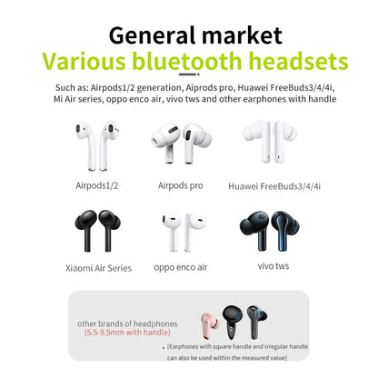 Magnetic Wireless Anti-Lost Silicone Earphone Rope Holder Cable For AirPods Pro Airdots Samsung Buds Plus Headphone Neck String