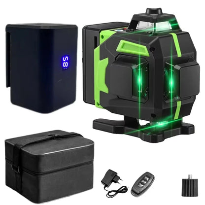 tripod/nivel a laser 16 Lines Laser profesional Level green line Self-leveling 360 autonivelant