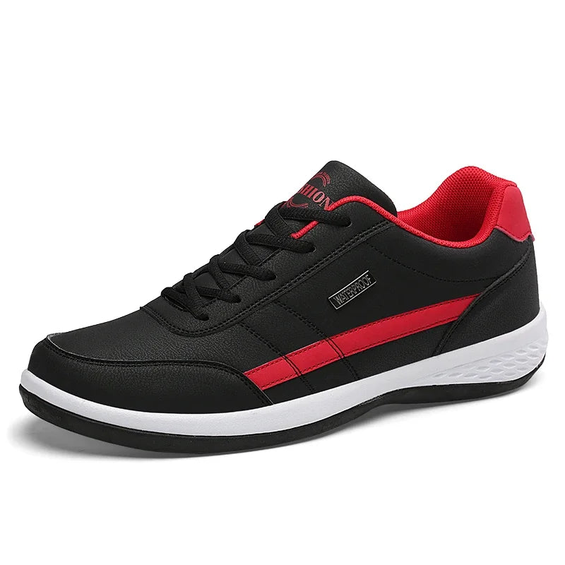 Maedef Men's Waterproof Leather Casual Sneakers 2024