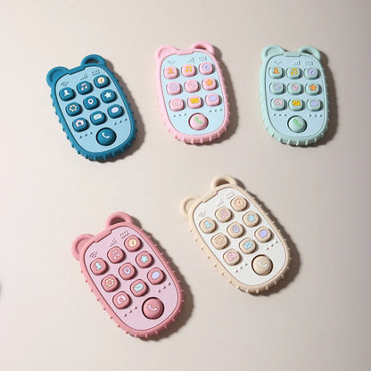 Chewable Baby Phone Toy – Soft Teether & Learning Fun for Infants