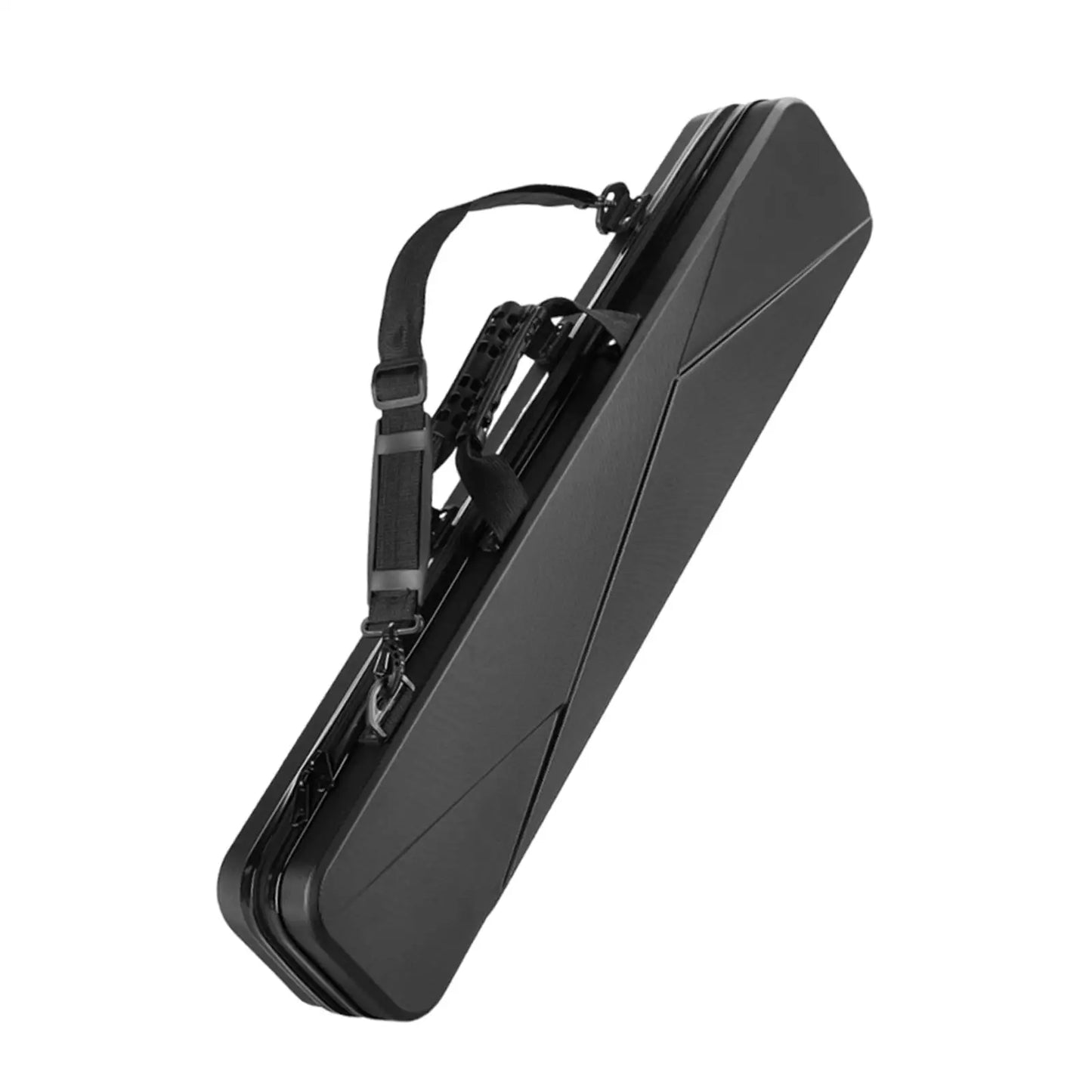 33inch Billiards Pool Cue Carrying Case Waterproof 1/2 Split Club Bag Lockable Hard Shell Case for Travel Competitions Practice