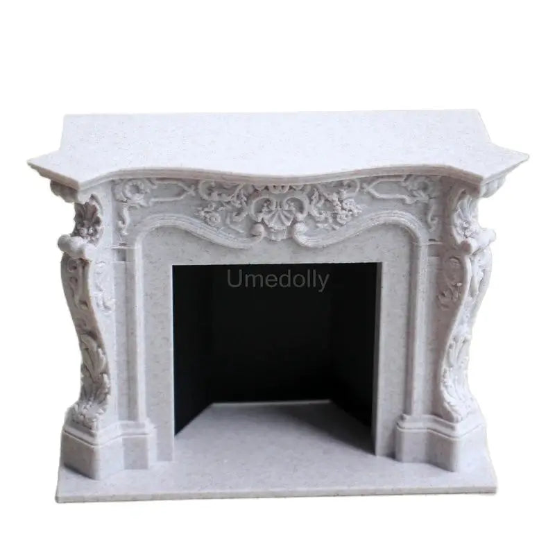Mini 1/12 Scale Retro Fireplace Model Dollhouse Miniature Furniture Decoration Ornament for Blyth BJD Doll Accessories Toy