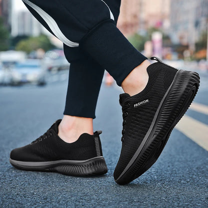 Men’s Lace-Up Casual Sneakers for Comfort and Style