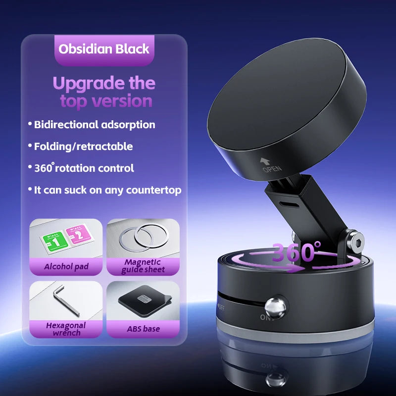🔔Foldable Portable Vacuum Magnetic Cell Phone Holder