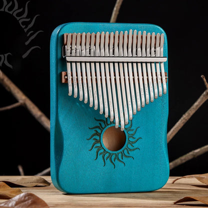Hluru 17 21 Keys Kalimba Finger Piano Kalimba Thumb Piano Keyboard Musical Instrument Mbira for Beginner Music Lover Gifts