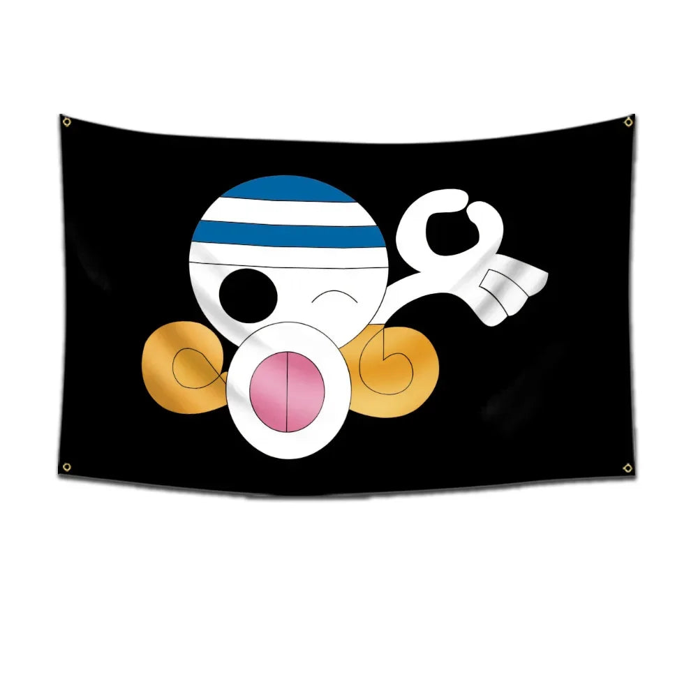 One Piece Jolly Roger Flags 🏴‍☠️ Decoration