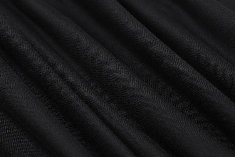 Sexy Black Maxi Dress - Summer Party Ruched Bodycon Style
