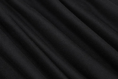 Sexy Black Maxi Dress - Summer Party Ruched Bodycon Style