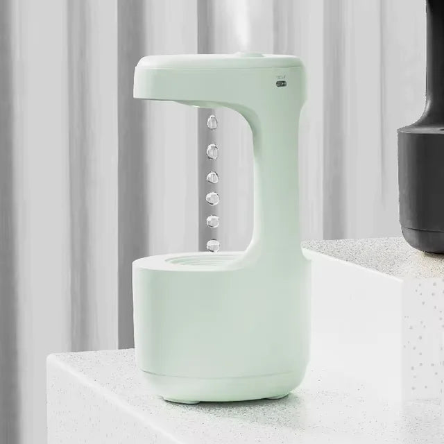 Anti-Gravity Humidifier & Aroma Diffuser with Clock