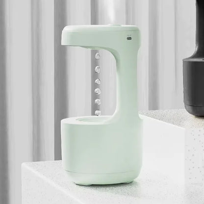 Anti-Gravity Humidifier & Aroma Diffuser with Clock