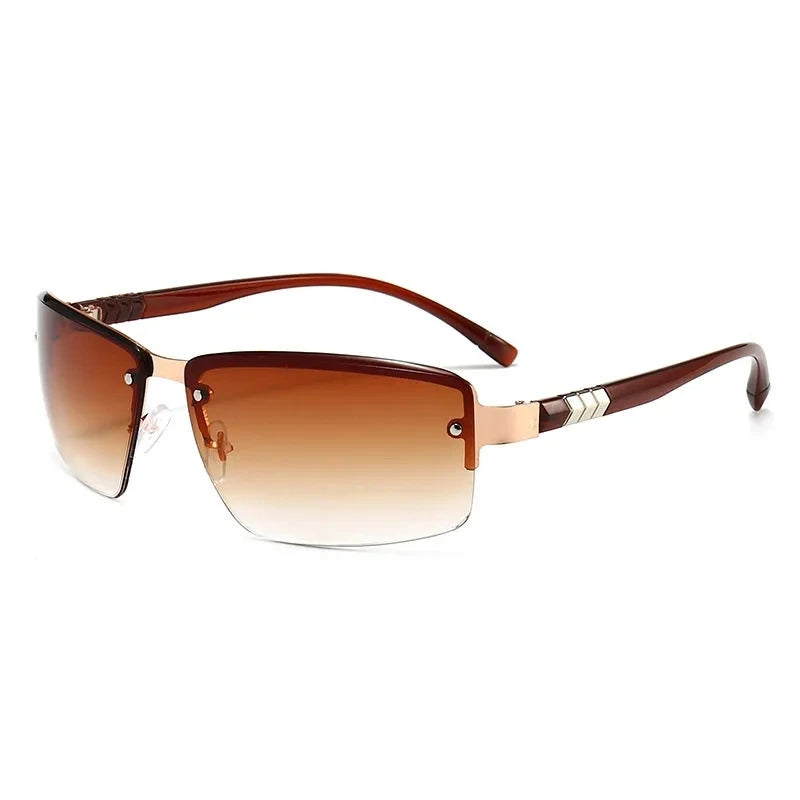 UV400 Patterned Polycarbonate Square Sunglasses