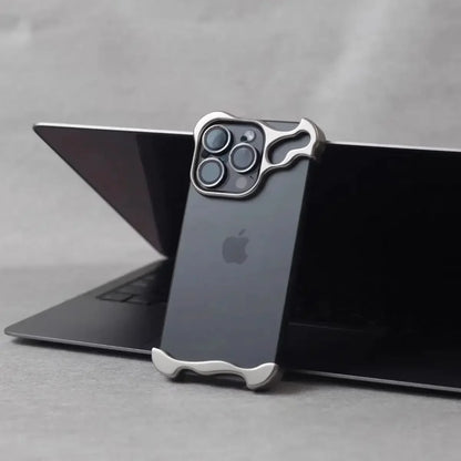 Aluminum Alloy Bumper Case for iPhone 16, 16 Pro, 16 Plus, 16 ProMax, 13-15 Pro Max & Plus with Lens Film Shield