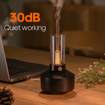 KINSCOTER Portable Mini Aroma Diffuser USB Air Humidifier Essential Oil Night Light Cold Mist Maker Sprayer for Home Gift
