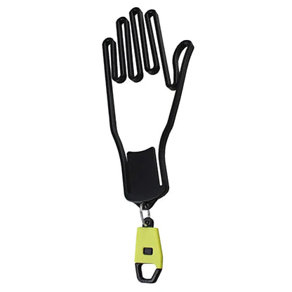 Golf Glove Holder Rack Portable Plastic Gloves Hanger with Key Chain Golf Gloves Supports Gloves Display Stand Golf Accessories
