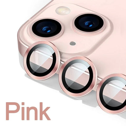 3-2PCS Camera Lens Protector For iPhone 16 Pro Max 16Pro 16Plus  Metal Ring Protector Glass For iPhone 14 15 Plus Camera Lens