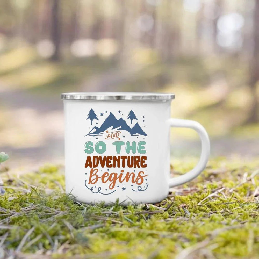 Nature's Adventure Enamel Mug: The Essential Companion for Outdoor Lovers