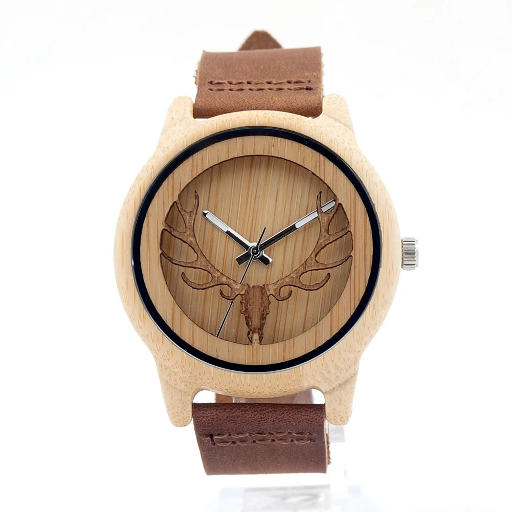BOBO BIRD Bamboo Wood Couple Wristwatches