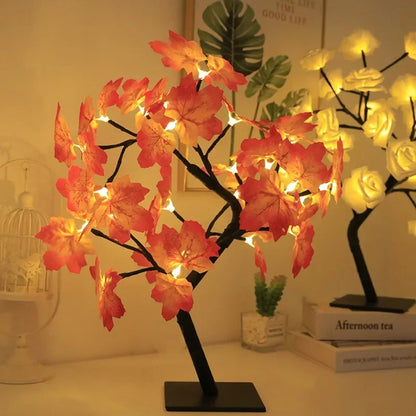 CelestialGlow Maple Leaf Lamp
