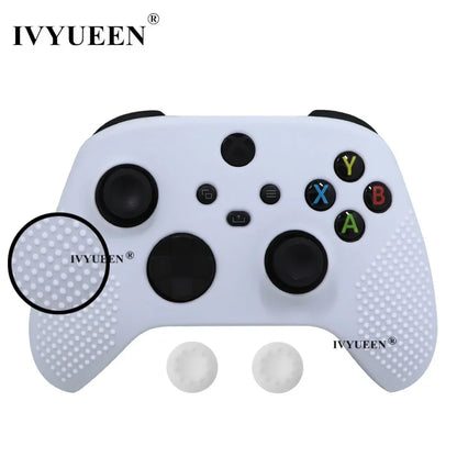 IVYUEEN MixColor Protective Silicone Skin for XBox Series S X XSS XSX Controller ThumbStick Grip Caps Gamepad Protector Cover