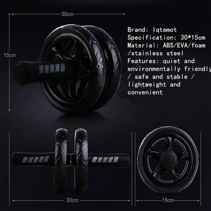 Silent AB Roller Wheel – Smooth, No-Noise Ab Trainer for Core Strength & Stability