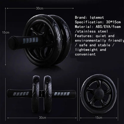 Silent AB Roller Wheel – Smooth, No-Noise Ab Trainer for Core Strength & Stability