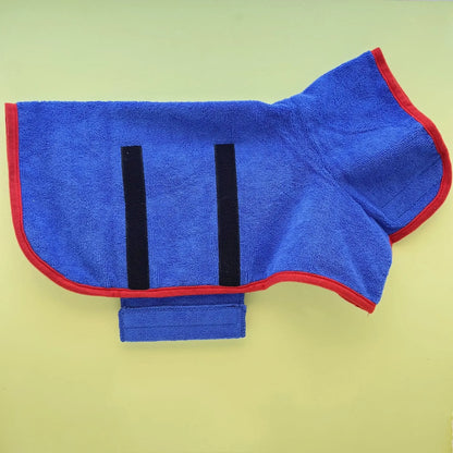Quick-Dry Absorbent Dog Bathrobe & Towel