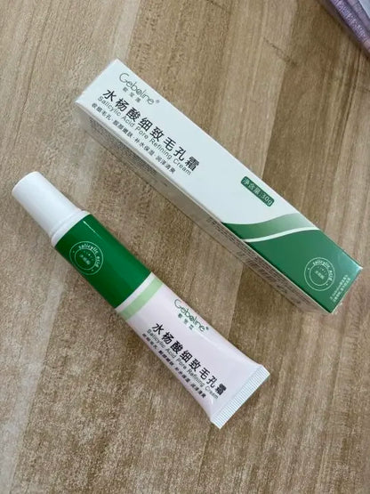 Salicylic Acid Pore Shrinking Cream – Quick Blackhead Removal & Skin Tightening for Smooth, Radiant Skin