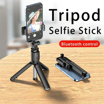 Bluetooth Wireless Selfie Stick with Tripod - Extendable Monopod & Remote Shutter