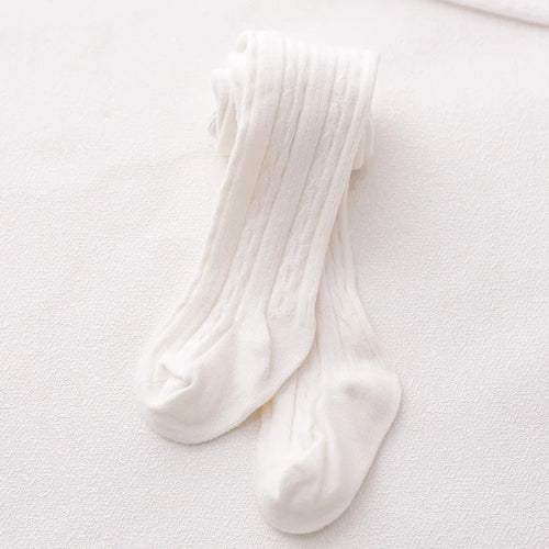 Cute Baby Girls Knit Tights Spring Autumn Winter Toddler Cotton