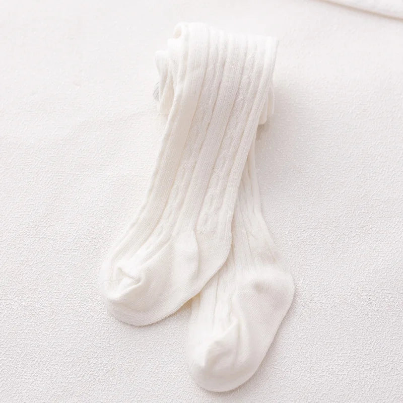 Cute Baby Girls Knit Tights Spring Autumn Winter Toddler Cotton