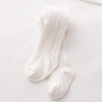 Cute Baby Girls Knit Tights Spring Autumn Winter Toddler Cotton
