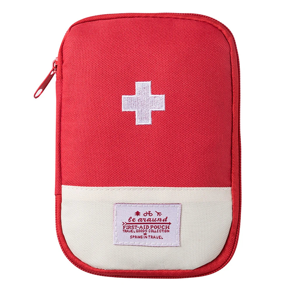Portable Small First Aid Bag Kit Travel Outdoor Camping Emergency Medicine Storage Bag Home Easy Carrying Medical Storage Bag