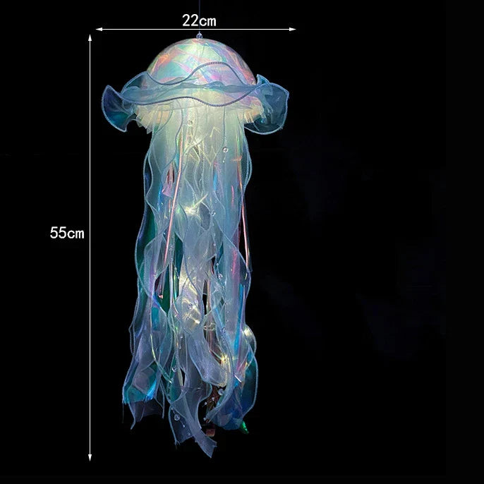Jellyfish Lamp, Portable Flower Lamp, Girl Room Atmosphere Lamp, Bedroom Night Lamp, Home Decoration