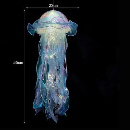 Jellyfish Lamp, Portable Flower Lamp, Girl Room Atmosphere Lamp, Bedroom Night Lamp, Home Decoration