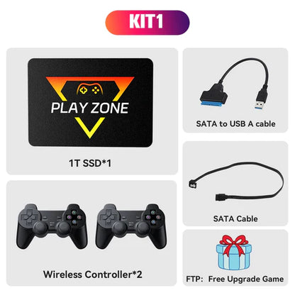Retro Gaming SSD for Switch/PS5/Xbox/PS4/PS3/PS2/WIIU 80+Emulators