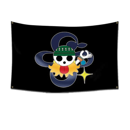 One Piece Jolly Roger Flags 🏴‍☠️ Decoration