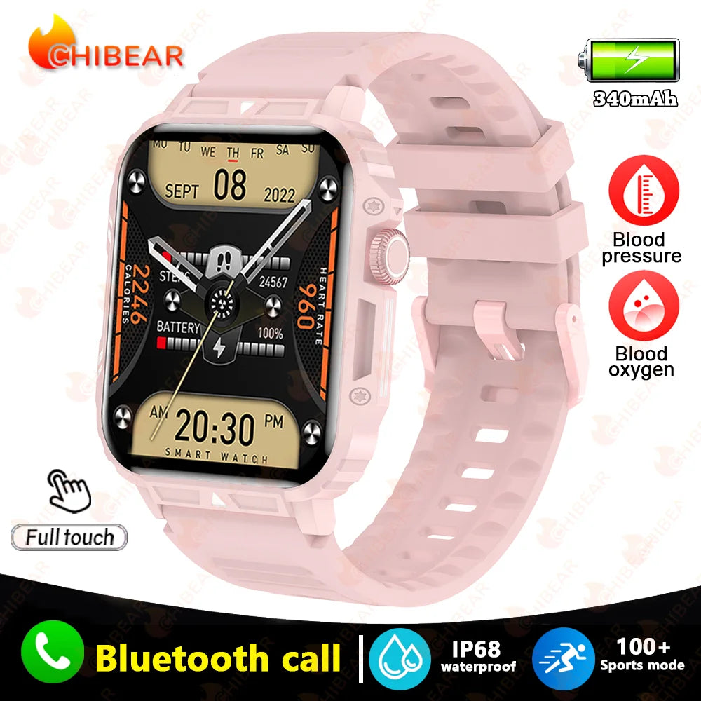 1.95" Outdoor Smartwatch | Bluetooth Call | IP68 Fitness Watch