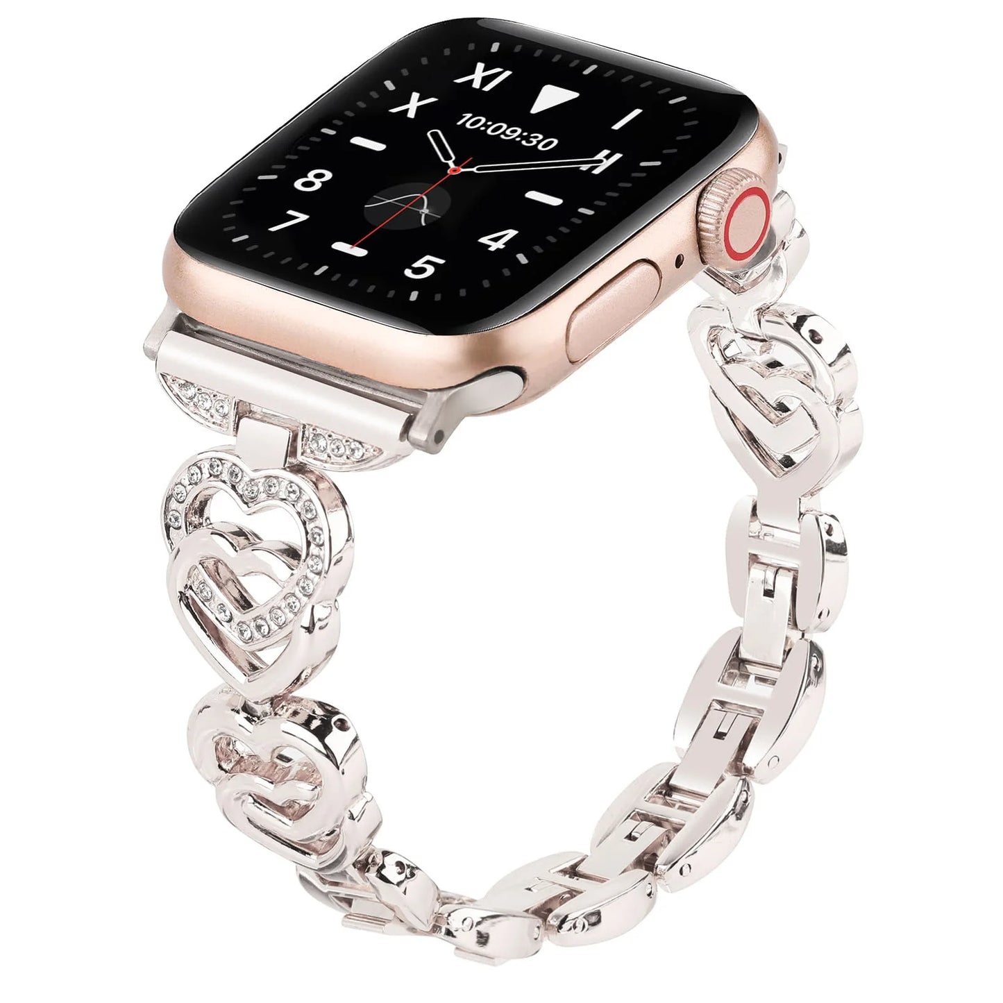Venustus Heart Link Stainless Steel Strap