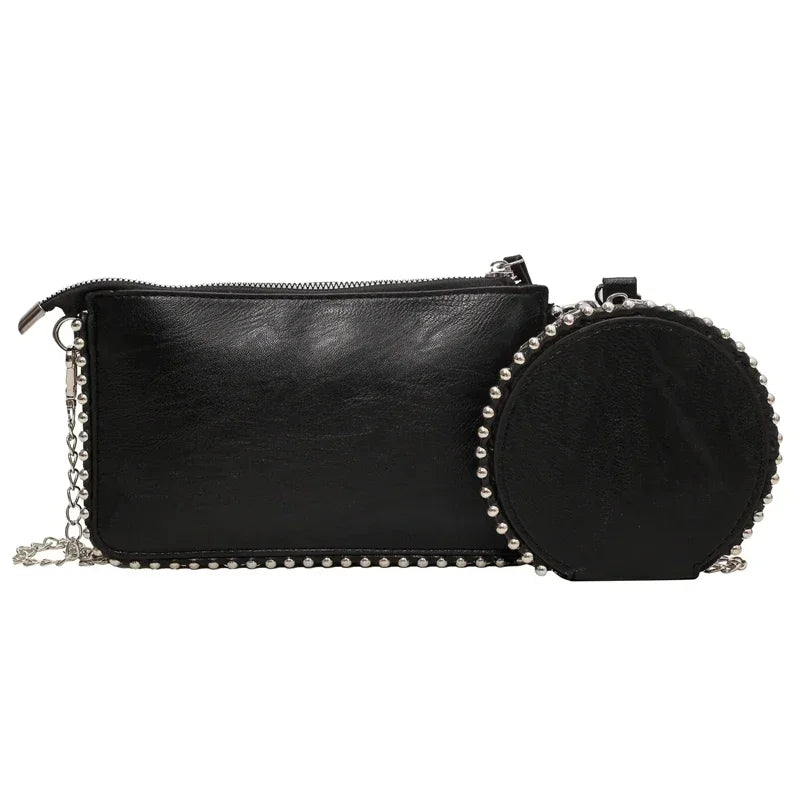 Fashion Women's Shoulder Bags New  Trend Zipper Light Luxury Pu Design Youth Ladies Crossbody Bag Bolsas Femininas